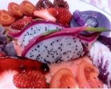 野菜ソムリエのドラゴンフルーツサラダ作り方3写真