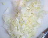 マカロニと打ち豆のコンソメスープ作り方1写真