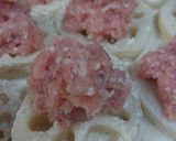 レンコンの鶏肉詰め　タマネギ柚子ソース作り方4写真