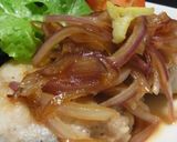 レンコンの鶏肉詰め　タマネギ柚子ソース作り方13写真