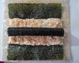 虹の四角い飾り巻き寿司作り方4写真