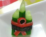 キュウリの門松作り方5写真