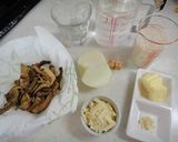 ポルチーニ茸のチーズリゾット作り方1写真