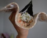 虹の四角い飾り巻き寿司作り方5写真