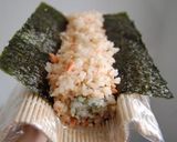 虹の四角い飾り巻き寿司作り方6写真