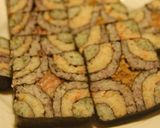 虹の四角い飾り巻き寿司作り方16写真