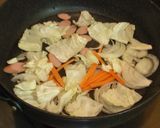 キャベツ玉ねぎ和風パスタ作り方2写真