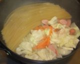 キャベツ玉ねぎ和風パスタ作り方3写真