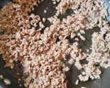 アスパラと挽き肉のデミグラスナポリタン🍝作り方2写真