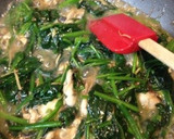 牡蠣とほうれん草のチャチャッと炒め作り方9写真