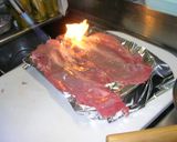 炙り牛肉サラダ☆プルぷるんポン酢ジュレ作り方1写真