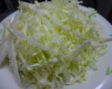 揚げ物翌日のお弁当に★キャベツ玉子炒め作り方1写真