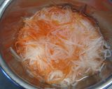 ゆず風味の柿なます作り方1写真