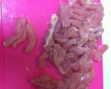 鶏胸肉と長ネギのさっぱり春巻作り方2写真