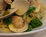 はまぐりと菜の花の春先取り☆パスタ作り方8写真
