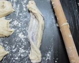 紅芋ねじりパン作り方12写真