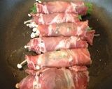 大葉・エノキの肉巻き〜がっつりショウガ味作り方4写真