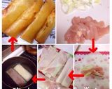 鶏胸肉と長ネギのさっぱり春巻作り方4写真