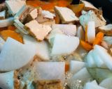 郷土料理★塩味くじら汁＊くじら入けんちん作り方7写真