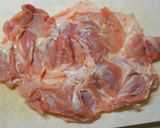鶏もも肉のゴボウ＆ニンジン巻き作り方1写真