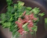 ほうれん草とサラミのリメイク卵焼き作り方2写真