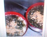 お湯を注ぐだけ♪ダシダわかめスープ作り方6写真