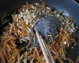 きんぴらの胡桃ごま和え作り方4写真