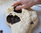 天然酵母のきな粉レーズンパン作り方4写真