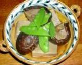 亀椎茸と高野豆腐の煮しめ作り方10写真