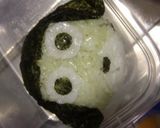 キャラ弁 ケロロ軍曹 白黒ケロロ作り方4写真