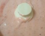 簡単!いちごの春色レアチーズケーキ作り方4写真