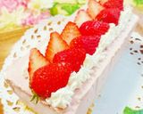 簡単!いちごの春色レアチーズケーキ作り方6写真