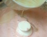 簡単!いちごの春色レアチーズケーキ作り方5写真