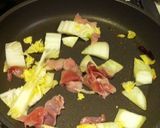 白菜＋しらたき＋ハムのペペロンチーノ風作り方3写真