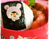 ＊キャラ弁＊　魚ニソDEイチゴ頭巾ちゃん作り方6写真