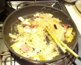 白菜＋しらたき＋ハムのペペロンチーノ風作り方4写真