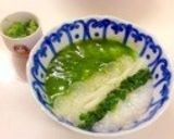 叩いて簡単おもてなし綺麗なグリーン七草粥作り方7写真