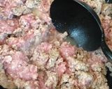 豚ひき肉とたっぷり生姜の甘辛肉そぼろ作り方2写真
