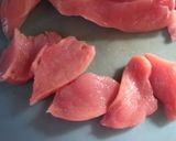 柔らかムネ肉たまねぎソース焼き作り方1写真
