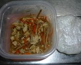☆煮物の残りで混ぜご飯☆作り方1写真