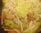 焼きそばチーズのせピザ風焼き!作り方8写真