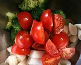 温野菜と鮭のサラダ for白ワイン作り方3写真