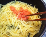 たらことジャガイモの簡単バター炒め作り方3写真