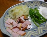 おもちアレンジ　餅ピザ作り方1写真