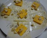 チェダチーズのパリパリワンタン黒胡椒風味作り方2写真