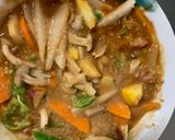 お一人様野菜たっぷり上海風焼きそば味炒飯作り方13写真