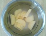 りんごとさつまいものお豆腐まんじゅう作り方1写真