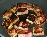 焼き豆腐のベーコン巻き作り方3写真