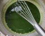 蕎麦の実入り抹茶プリン作り方3写真