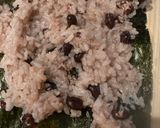 赤飯入り！かまぼこ伊達巻の恵方巻き作り方1写真